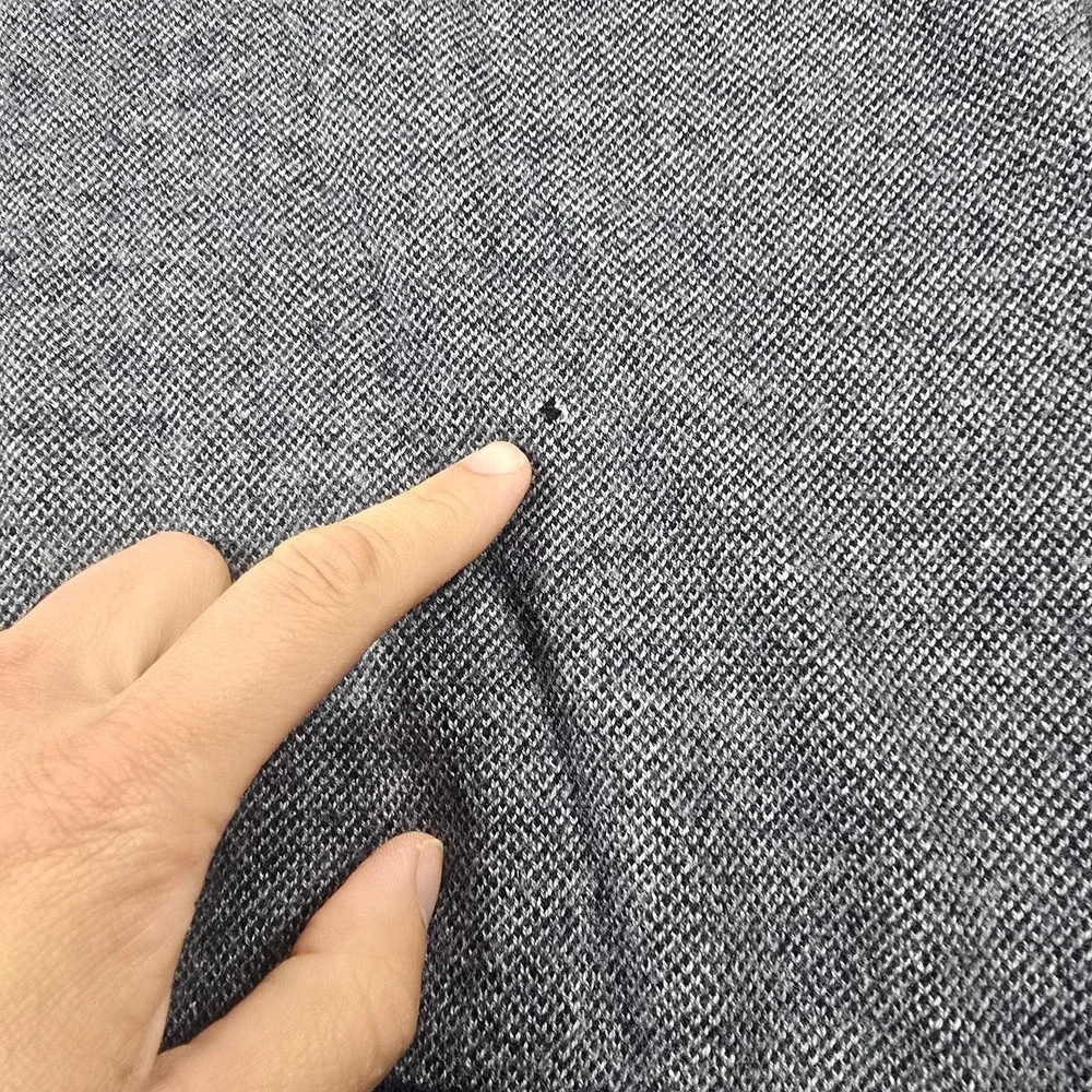 Banana Republic Sweater Mens Medium Blue Gray Merino‎ Wool Shawl Collar Pullover